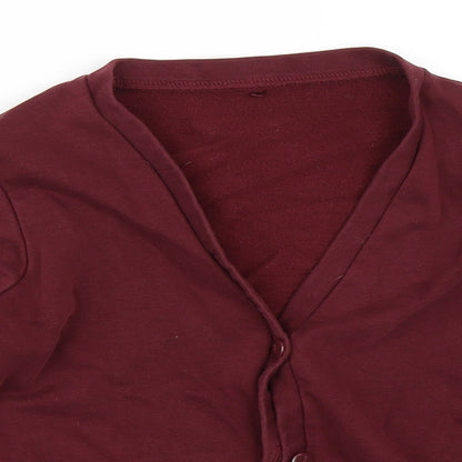 George Girls Red   Cardigan Jumper Size 8-9 Years