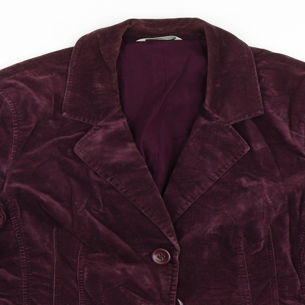 Marks and Spencer Womens Purple   Jacket  Size 14