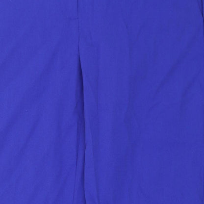 Womens UK Size 10 Dorothy Perkins Regular Fit Capri Blue Trousers