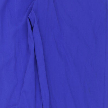 Womens UK Size 10 Dorothy Perkins Regular Fit Capri Blue Trousers