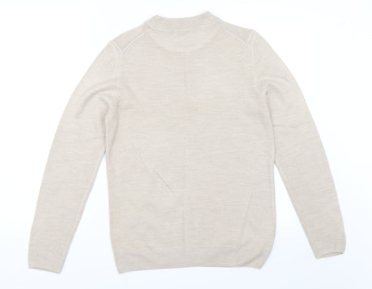 Marks and Spencer Womens Beige   Pullover Jumper Size 10