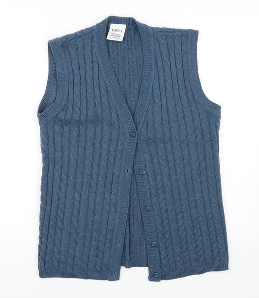 Eastex Womens Blue   Cardigan Jumper Size S