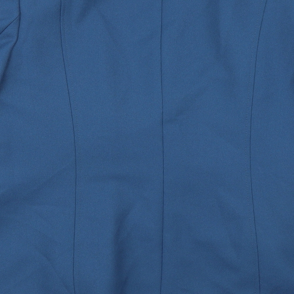 Womens UK Size 10 Eastex Blue Overcoat