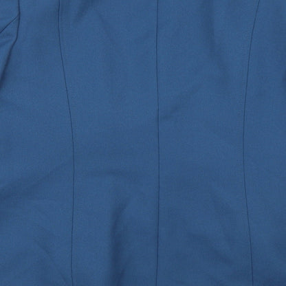 Womens UK Size 10 Eastex Blue Overcoat