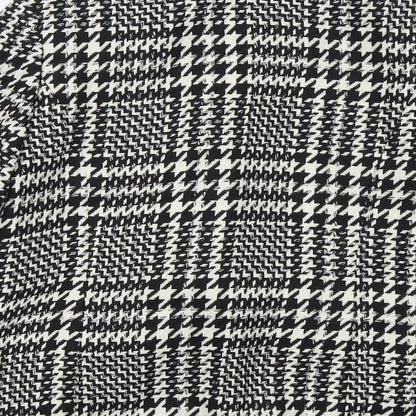 TU Womens Black Houndstooth  Jacket Blazer Size 12