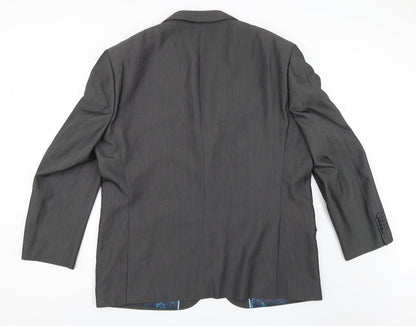 Mens UK Size 46 Jacamo Regular Grey Suit Jacket