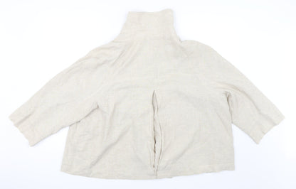 Kaleidoscope Womens Beige   Jacket  Size 14