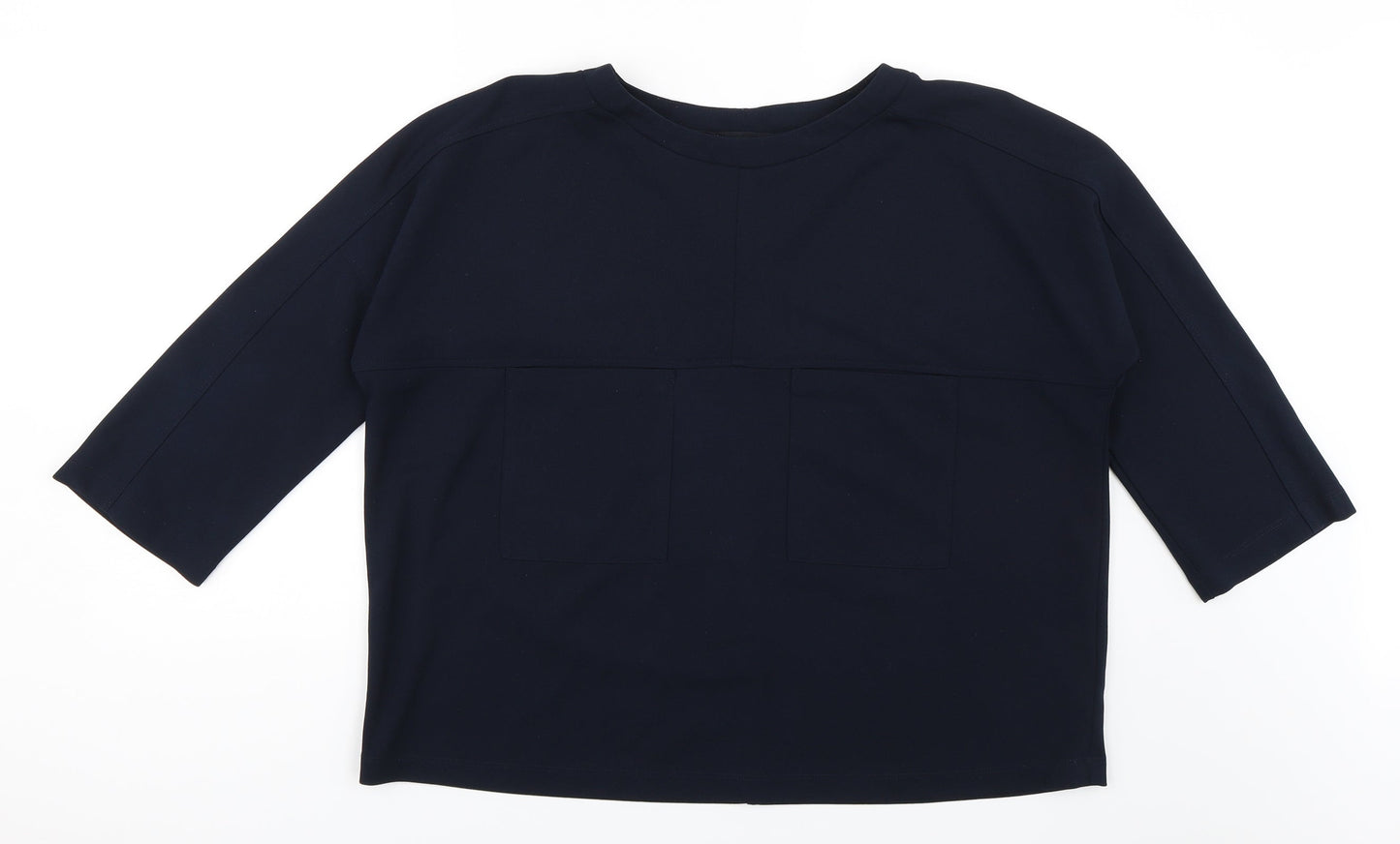 Womens UK Size 14 NEXT Blue Basic Blouse