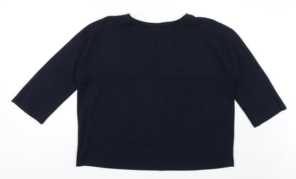 Womens UK Size 14 NEXT Blue Basic Blouse