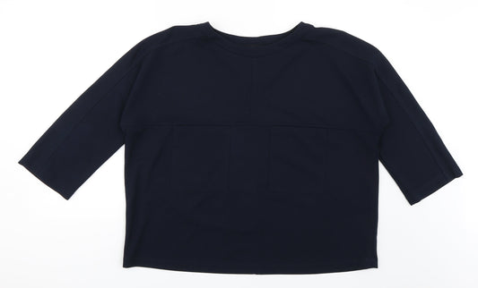 Womens UK Size 14 NEXT Blue Basic Blouse