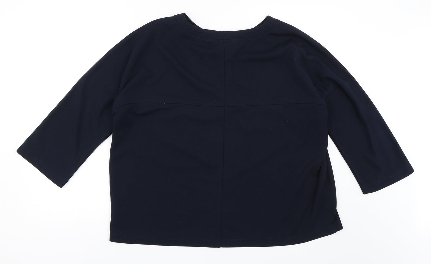 Womens UK Size 14 NEXT Blue Basic Blouse