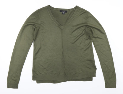 Additional front view of Atmosphere women’s green jumper, size UK 10