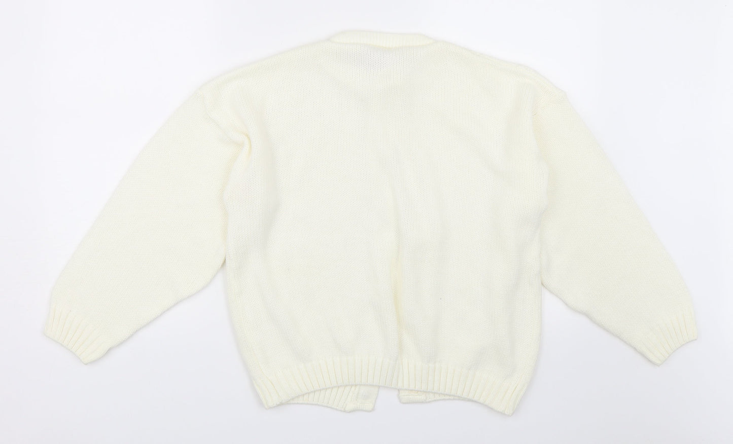 Honeybells Womens Ivory   Cardigan Jumper Size 6