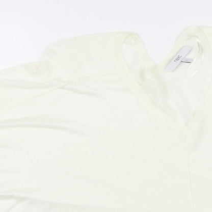 Next Womens Ivory   Pullover Jumper Size L