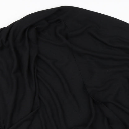 Preworn Womens Black   Wrap Jumper One Size