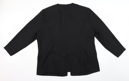 unlimited Womens Black   Cardigan Jumper Size 4