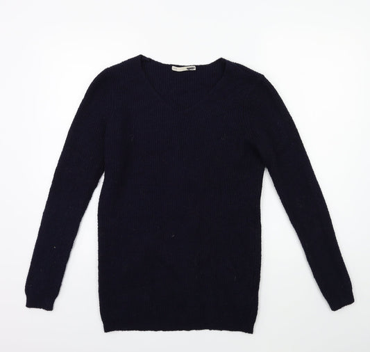 Sfera Womens Blue  Knit Pullover Jumper Size M