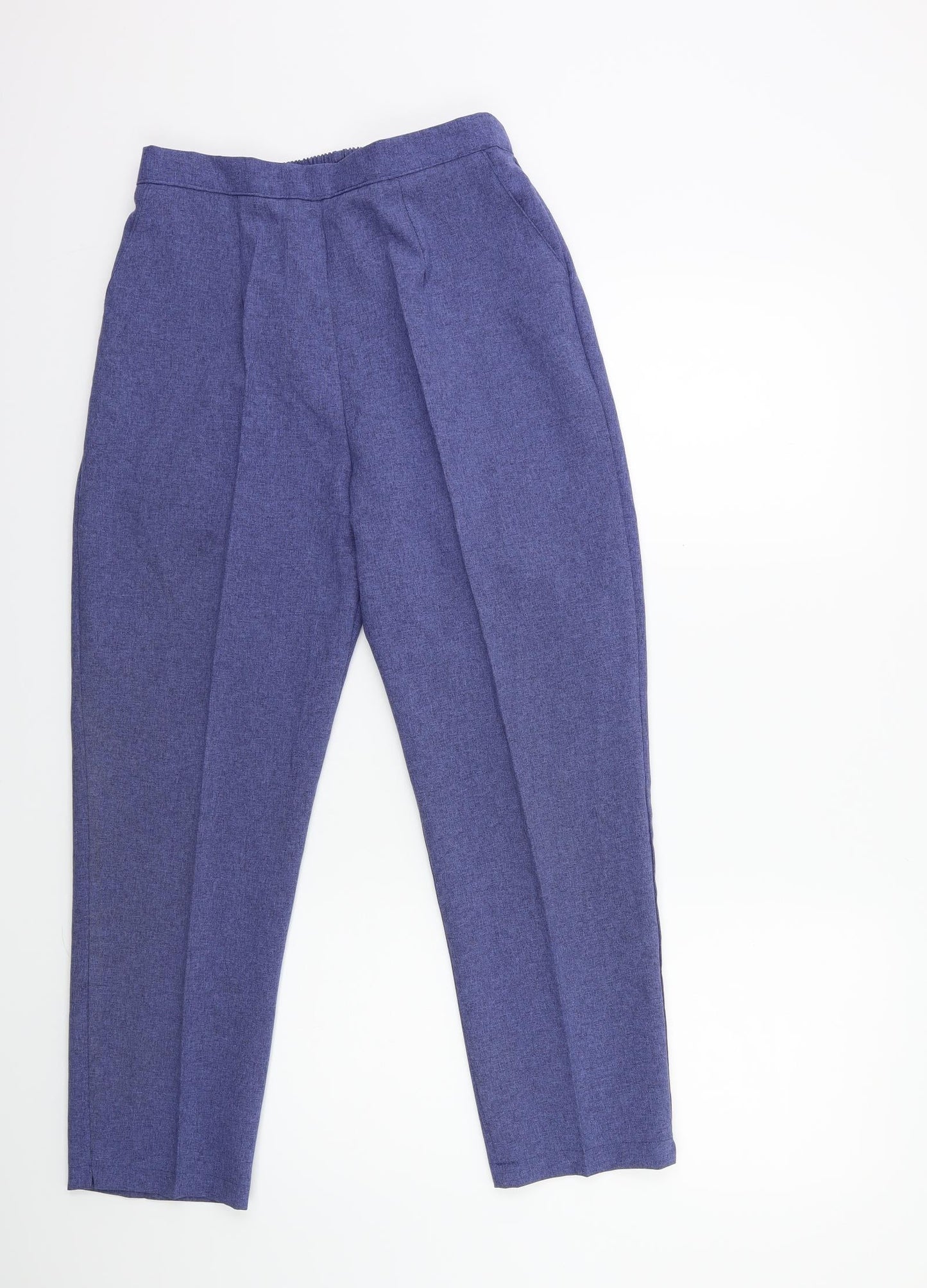 Womens UK Size S Preworn Regular Fit  Blue Trousers