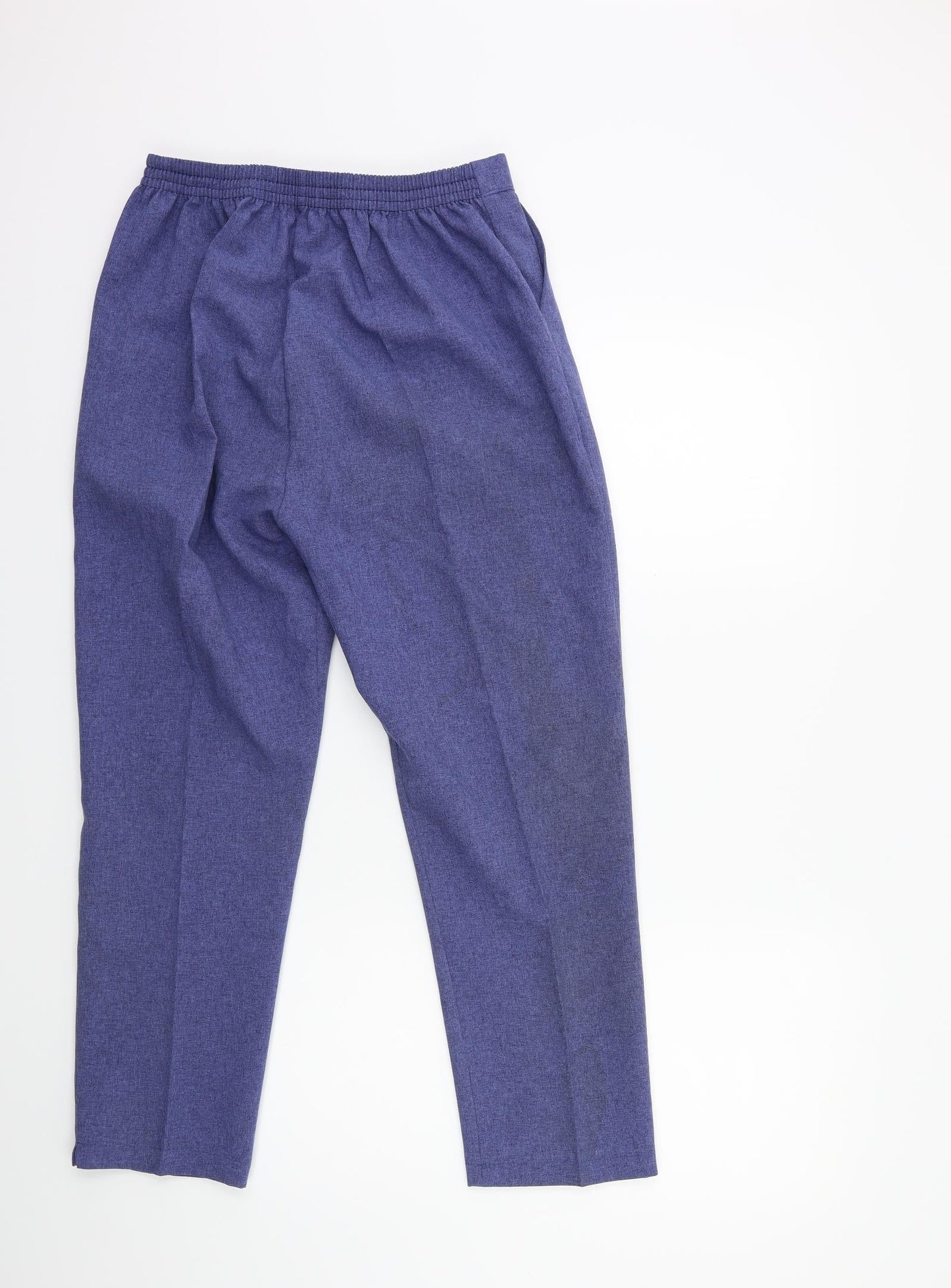 Womens UK Size S Preworn Regular Fit  Blue Trousers