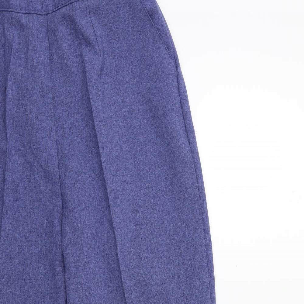 Womens UK Size S Preworn Regular Fit  Blue Trousers