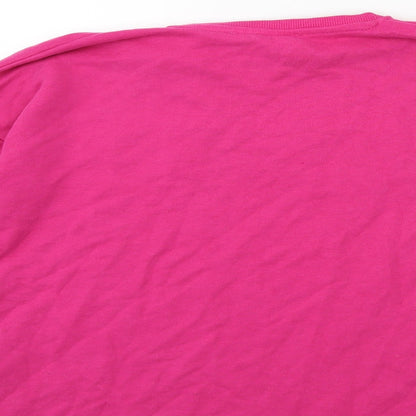 Marks and Spencer Girls Pink   Pullover Sweatshirt Size 13-14 Years