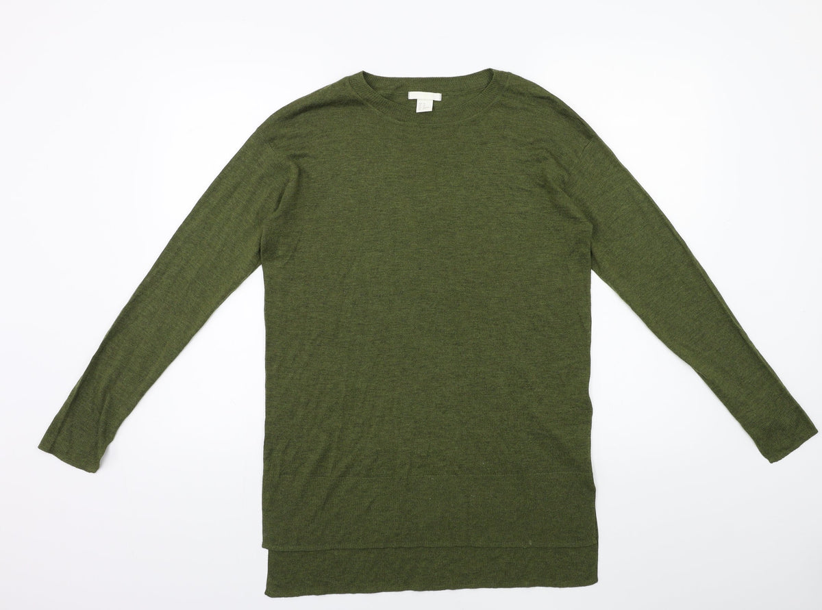 H&M Womens Red  Knit Pullover Jumper Size XS