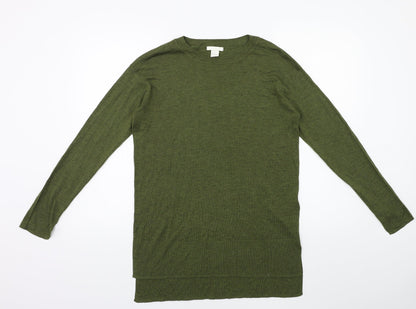 H&M Womens Red  Knit Pullover Jumper Size XS