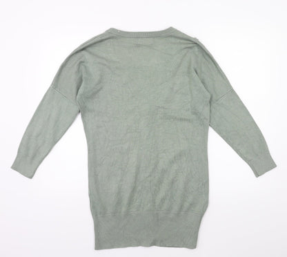 shere female Womens Green  Knit Cardigan Jumper Size S