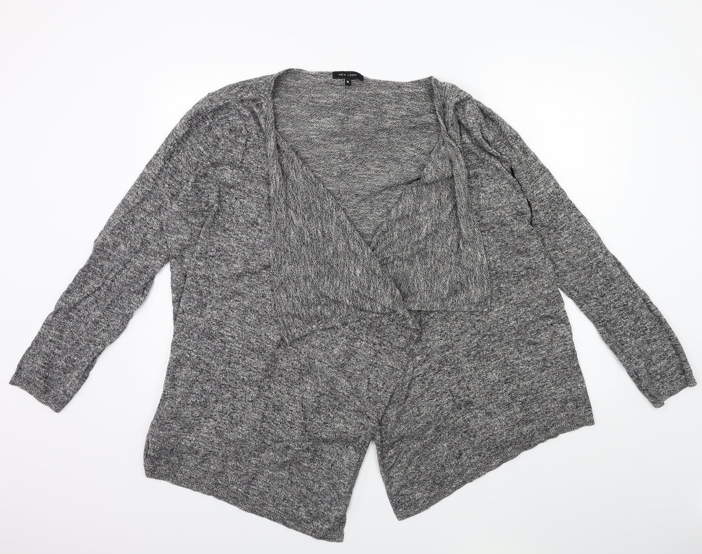 New Look Womens Grey   Cardigan Jumper Size 16