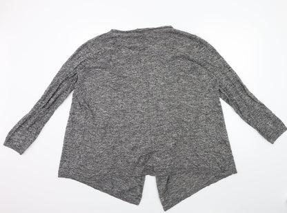 New Look Womens Grey   Cardigan Jumper Size 16