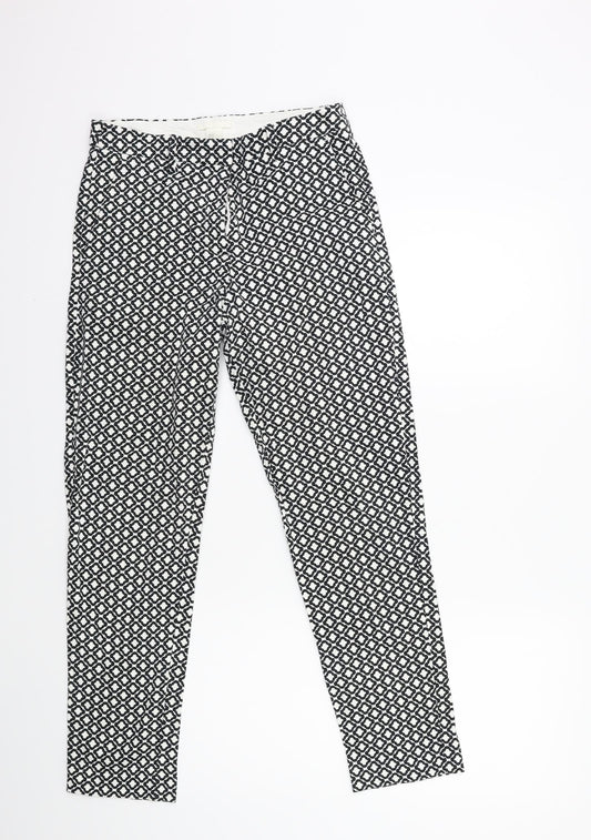 H&M Womens Blue   Trousers  Size 8 L27 in