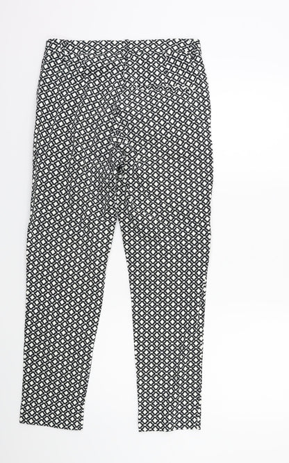H&M Womens Blue   Trousers  Size 8 L27 in