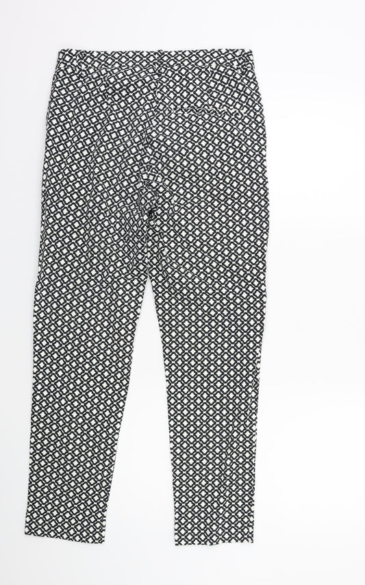 H&M Womens Blue   Trousers  Size 8 L27 in