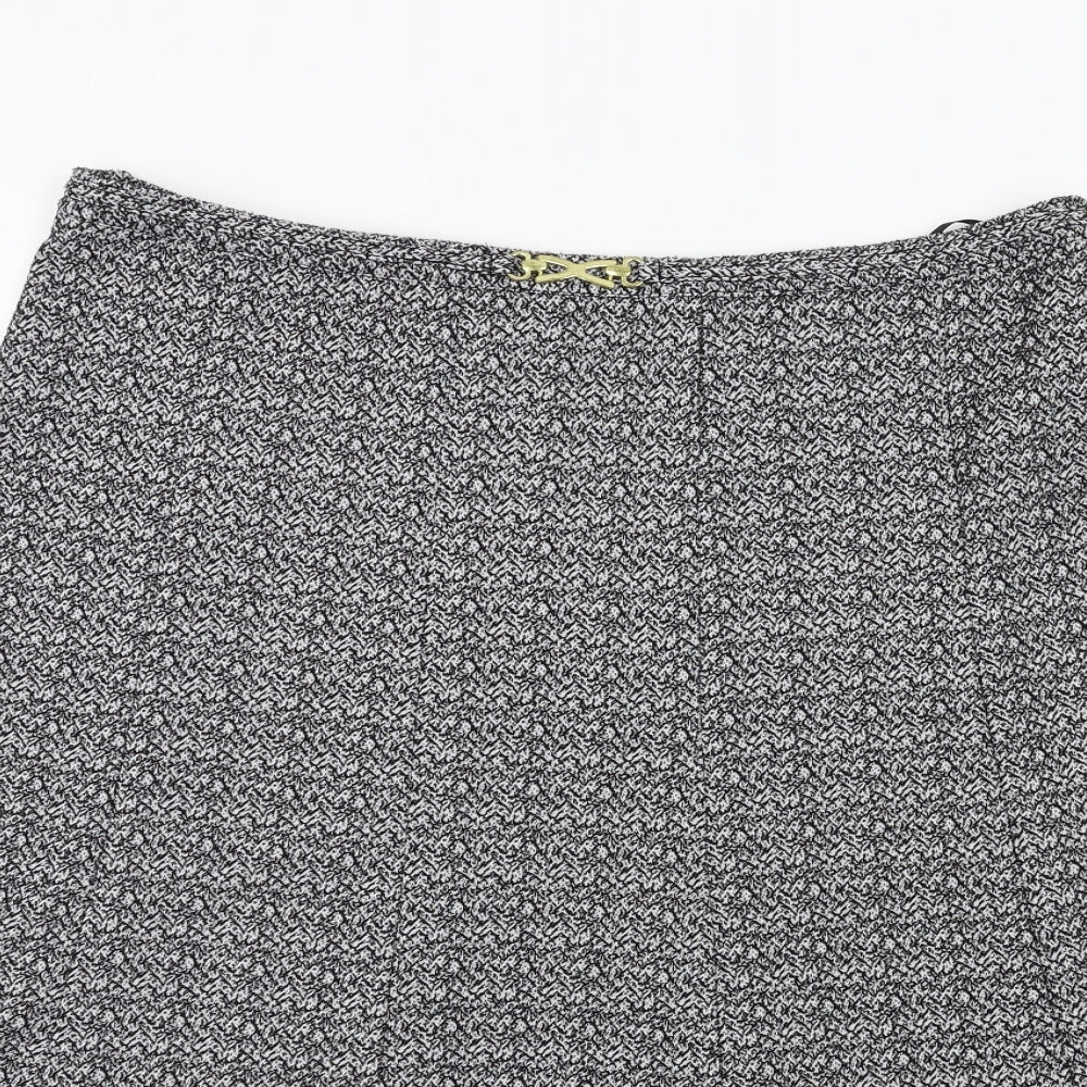 Autonomy Womens Grey   A-Line Skirt Size 16