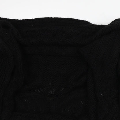 Italy Moda Womens Black   Cardigan Jumper One Size