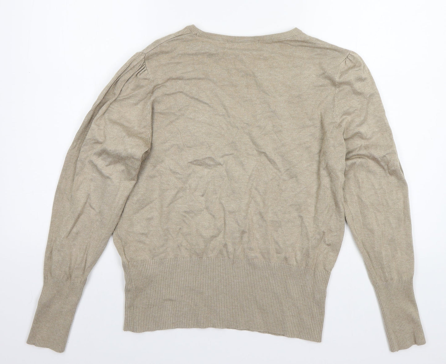 Marks and Spencer Womens Brown   Pullover Jumper Size 14