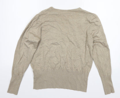 Marks and Spencer Womens Brown   Pullover Jumper Size 14