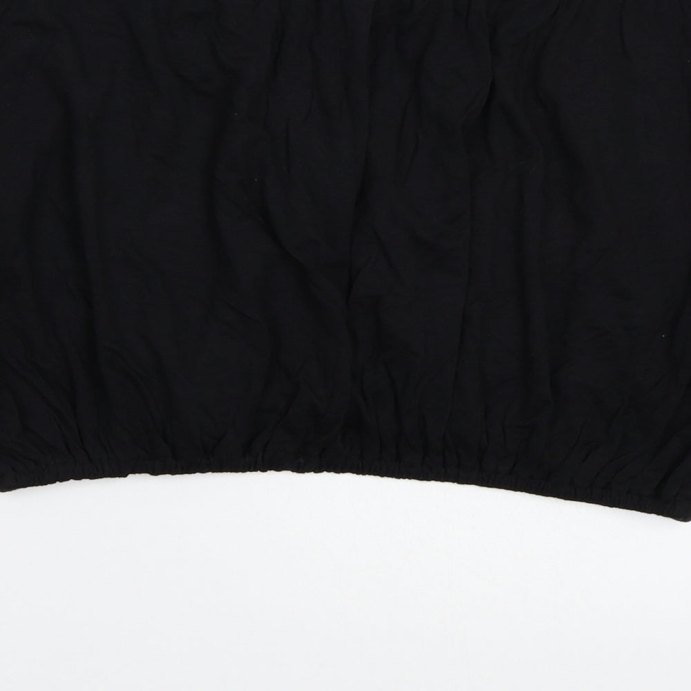 Body Womens Black   Basic Blouse Size 14