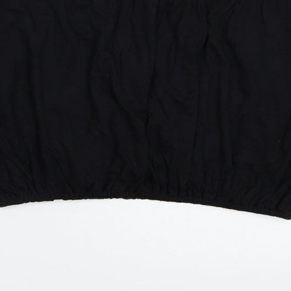 Body Womens Black   Basic Blouse Size 14