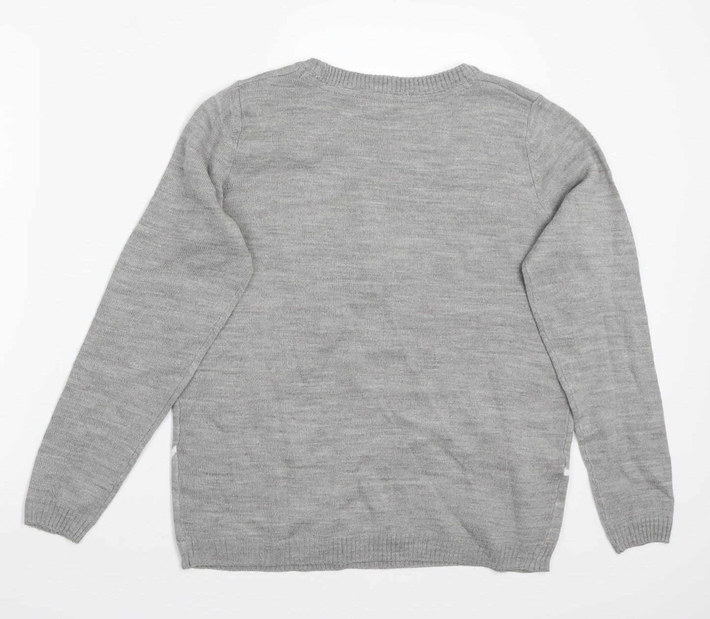 ESMARA Womens Grey   Pullover Jumper Size M