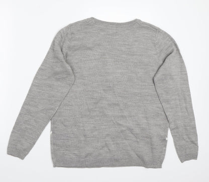 ESMARA Womens Grey   Pullover Jumper Size M