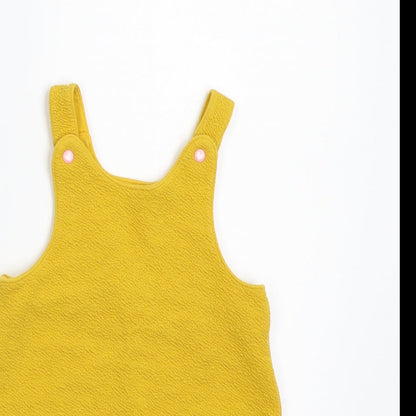 Nutmeg Girls Yellow   A-Line  Size 3-6 Months