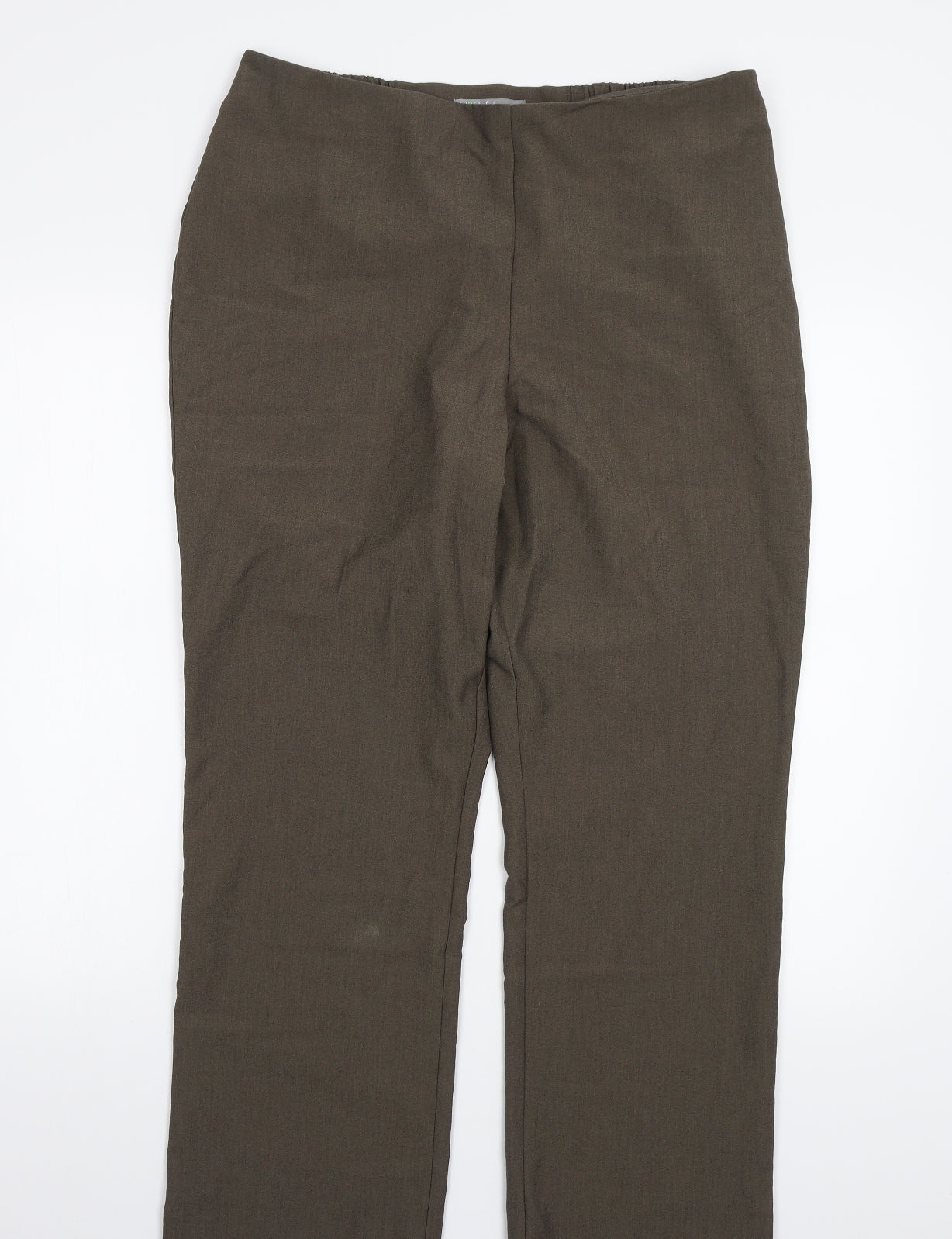 Womens UK Size 16 Marks and Spencer Regular Fit  Green Trousers