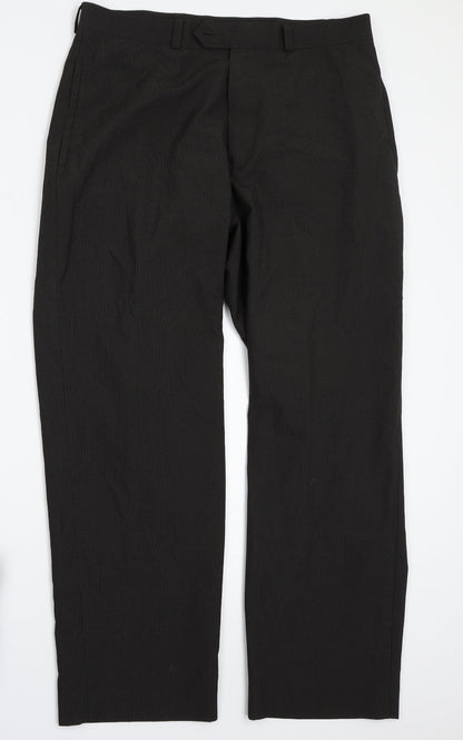 Womens UK Size 34 BHS Regular Fit  Brown Trousers