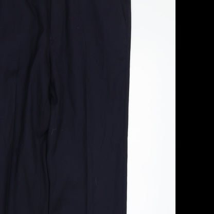 Marks and Spencer Mens Blue   Trousers  Size 34 L28 in