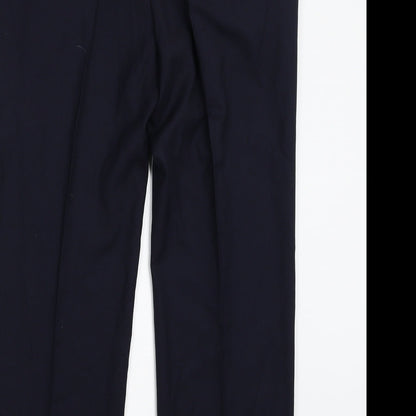 Marks and Spencer Mens Blue   Trousers  Size 34 L28 in