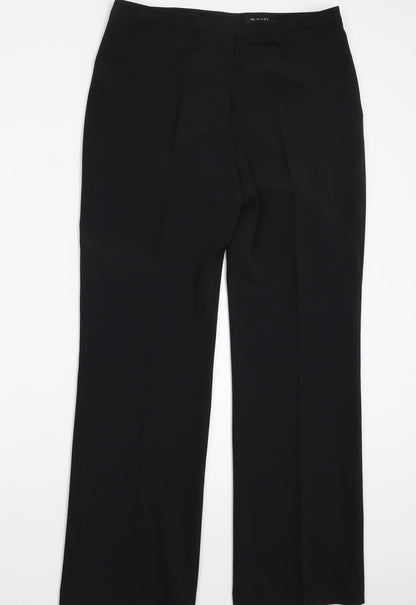 Sand Womens Black   Trousers  Size 14 L30 in