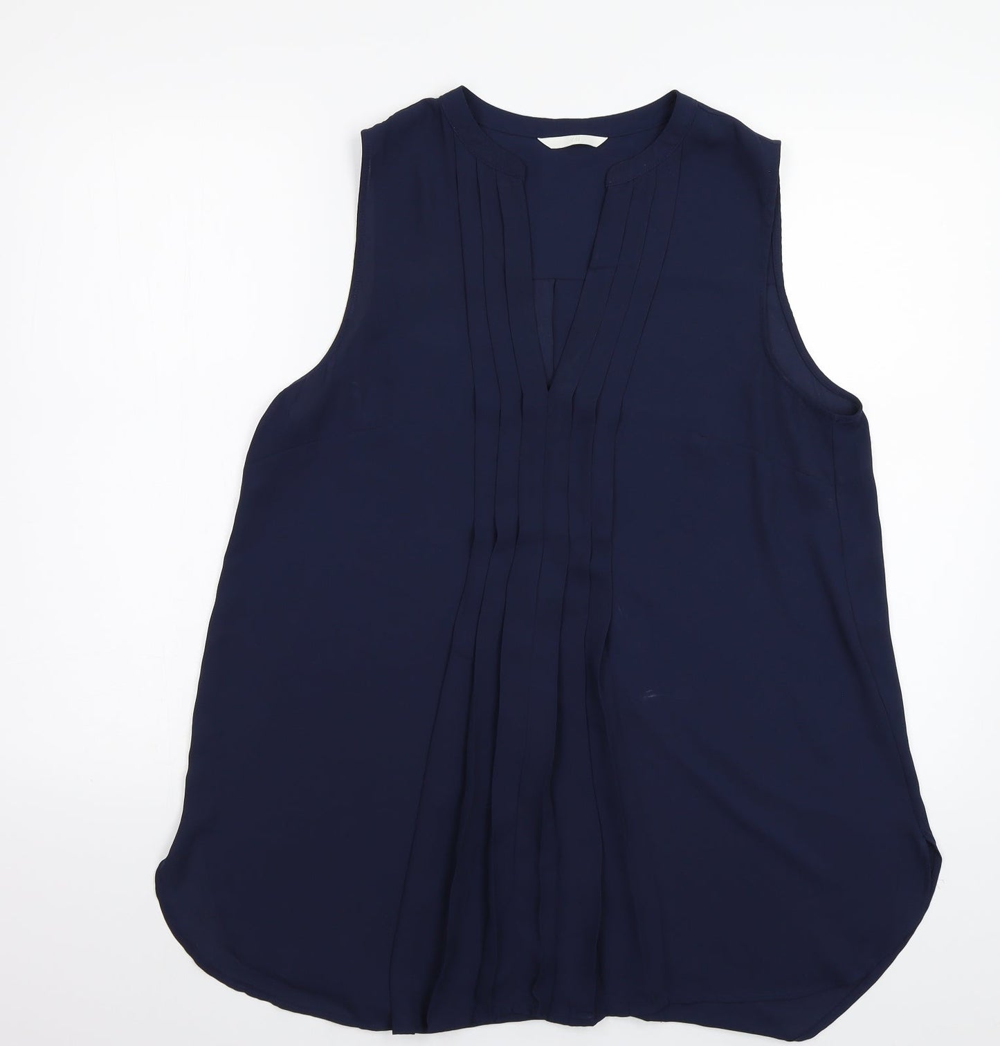 Womens UK Size L H&M Blue Basic T-Shirt