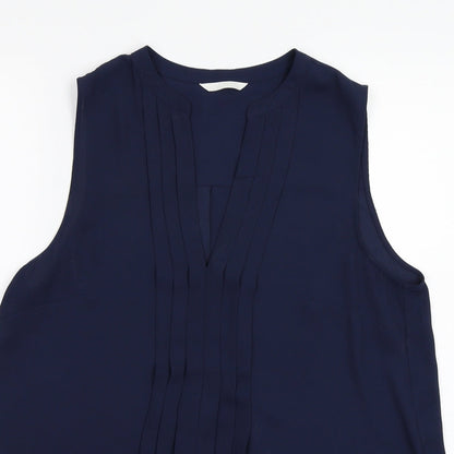 Womens UK Size L H&M Blue Basic T-Shirt
