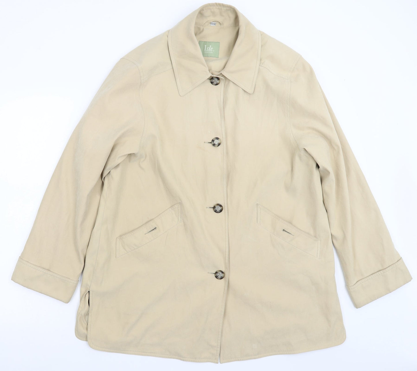 Womens UK Size 16 Isle Beige Jacket